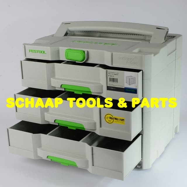 Festool Systainer SysSortainer met 3 schuifladen 200119 Schaap Tools &